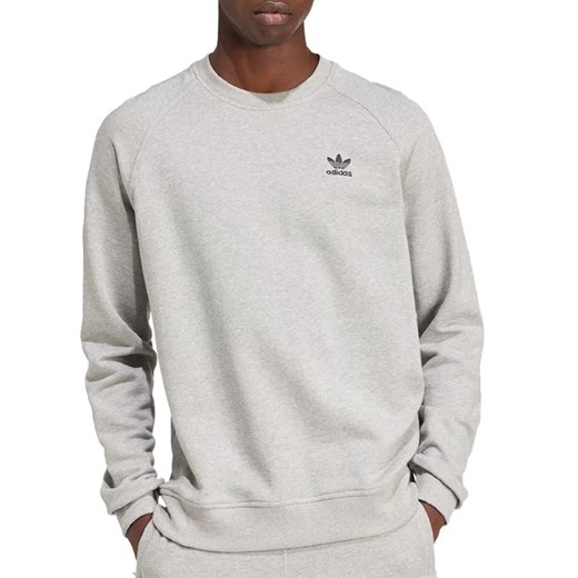 Bluza adidas Trefoil Essentials Crewneck IX7677 - szara ze sklepu streetstyle24.pl w kategorii Bluzy męskie - zdjęcie 174951800