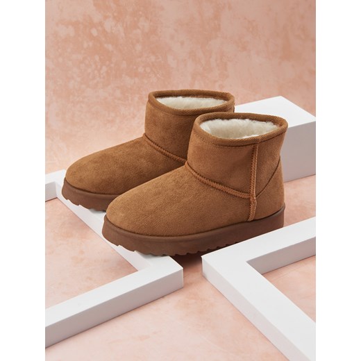 Sinsay - Botki - brązowy Sinsay 35 Sinsay