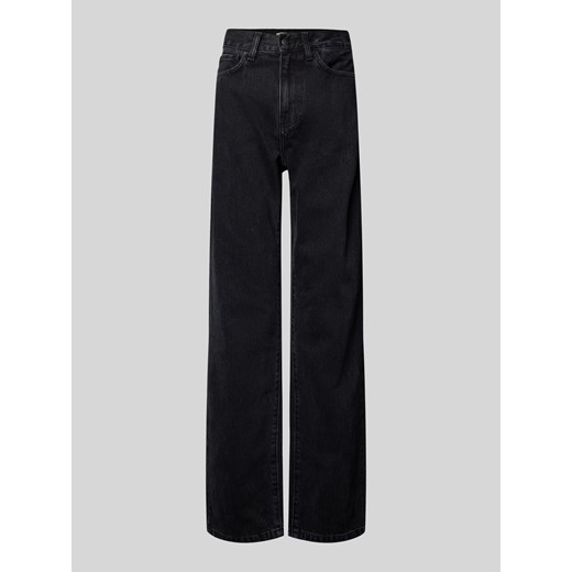 Jeansy o kroju straight fit z wysokim stanem model ‘Noxon’ ze sklepu Peek&Cloppenburg  w kategorii Jeansy damskie - zdjęcie 174961351