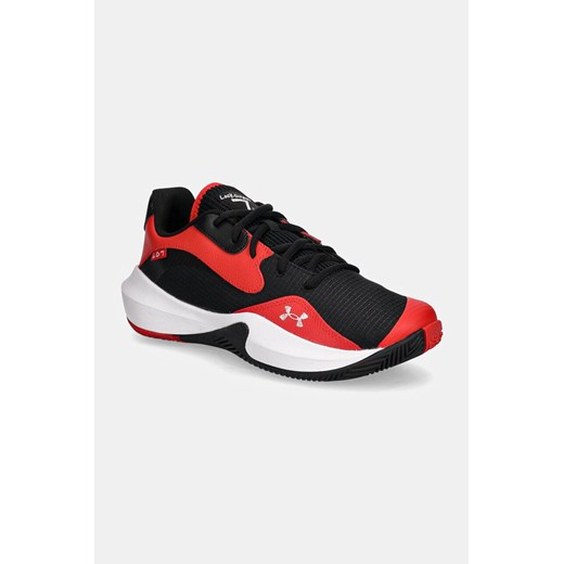 Under Armour obuwie do koszykówki Lockdown 7 Low kolor czerwony 3027646 ze sklepu ANSWEAR.com w kategorii Buty sportowe męskie - zdjęcie 174964420