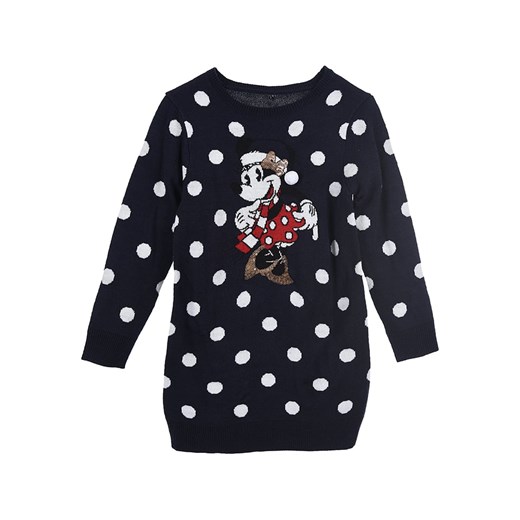 Disney Minnie Mouse Sukienka dzianinowa &quot;Minnie&quot; w kolorze granatowym ze sklepu Limango Polska w kategorii Sukienki dziewczęce - zdjęcie 174965411
