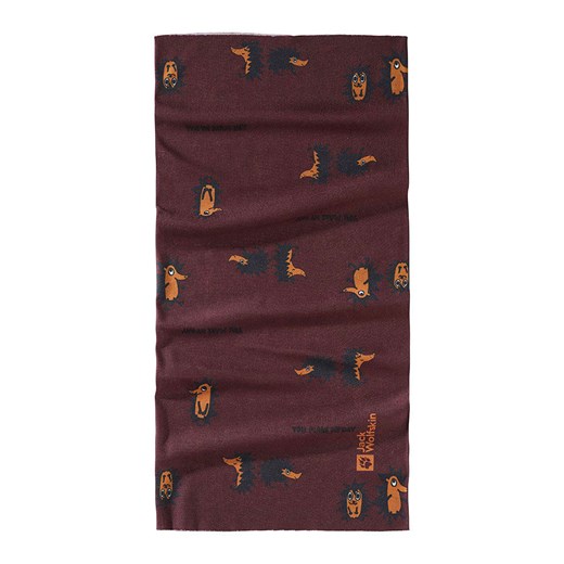 Jack Wolfskin Szal-koło &quot;Print&quot; w kolorze czerwonym ze sklepu Limango Polska w kategorii Szaliki dziecięce - zdjęcie 174965684