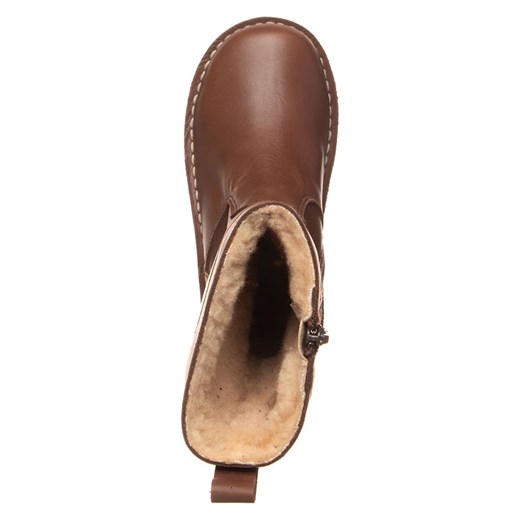 Buty zimowe dziecięce Kmins na zamek skórzane