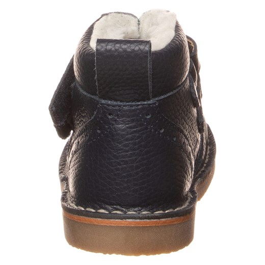 Kmins buty zimowe dziecięce czarne na rzepy 