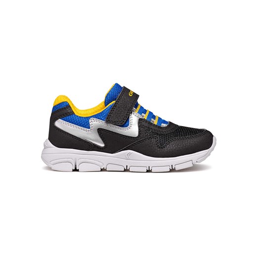Geox Sneakersy &quot;New Torque&quot; w kolorze srebrno-czarnym ze sklepu Limango Polska w kategorii Buty sportowe dziecięce - zdjęcie 174966732
