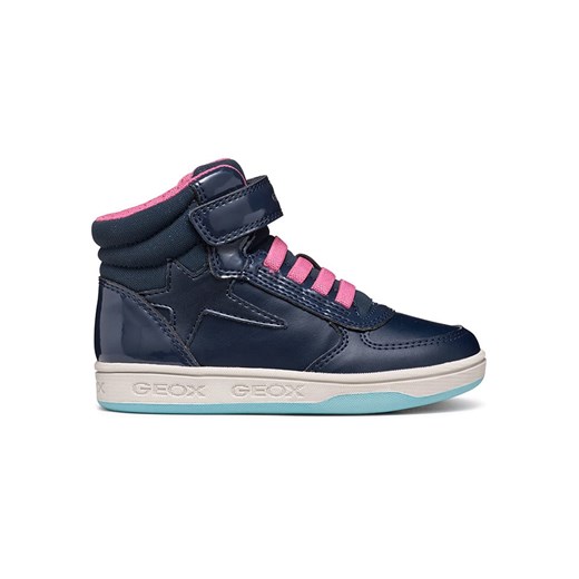 Geox Sneakersy &quot;Maltin&quot; w kolorze granatowo-różowym ze sklepu Limango Polska w kategorii Buty sportowe dziecięce - zdjęcie 174966762