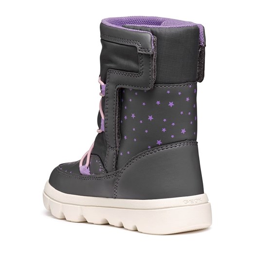 Buty zimowe dziecięce Geox sznurowane 