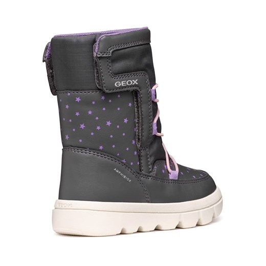 Buty zimowe dziecięce Geox sznurowane 