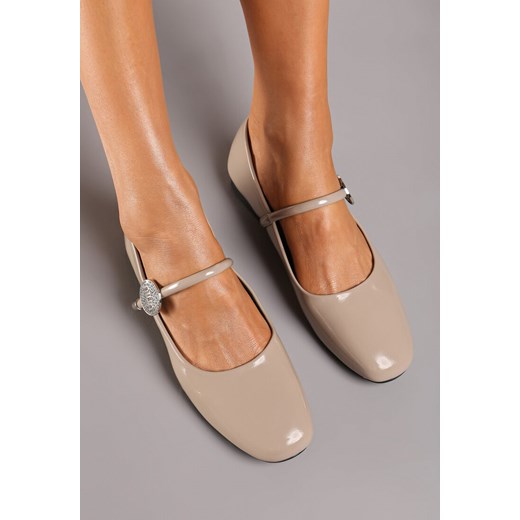 Balerinki Born2be bez zapięcia casual płaskie 