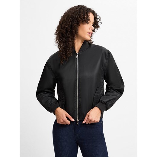 Calvin Klein Jeans Bluzy Kobiety Sztuczne włókno czarny jednolity ze sklepu vangraaf w kategorii Kurtki damskie - zdjęcie 174968954