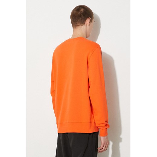 A-COLD-WALL* bluza bawełniana Essential Logo Crewneck męska kolor pomarańczowy z A-cold-wall* L PRM