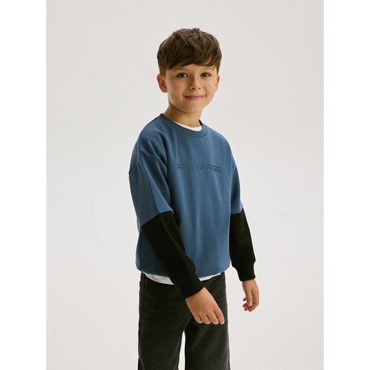 Reserved - Bluza z kieszeniami - granatowy ze sklepu Reserved w kategorii Bluzy chłopięce - zdjęcie 174973393