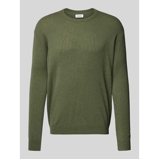 Sweter z dzianiny z prążkowanymi wykończeniami model ‘RAXOW’ ze sklepu Peek&Cloppenburg  w kategorii Swetry męskie - zdjęcie 174975380