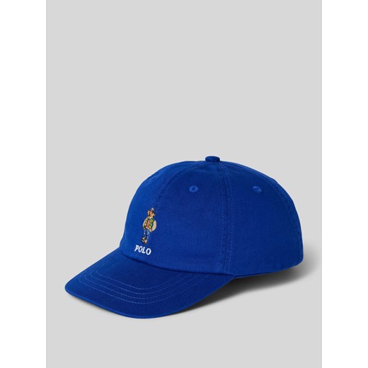 Czapka z daszkiem i wyhaftowanym motywem model ‘BEAR’ ze sklepu Peek&Cloppenburg  w kategorii Czapki dziecięce - zdjęcie 174975420