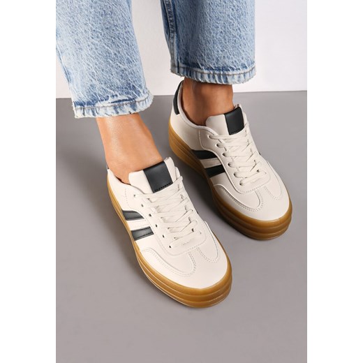 Buty sportowe damskie Renee sneakersy sznurowane