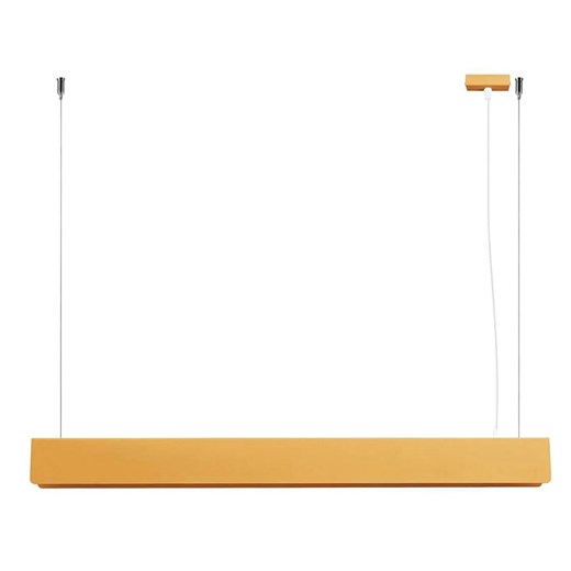 Złota lampa wisząca metalowa belka - A622-Vehi Lumes One Size Edinos.pl