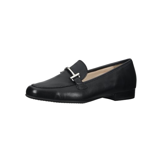 Ara Shoes Skórzane slippersy w kolorze czarnym ze sklepu Limango Polska w kategorii Półbuty damskie - zdjęcie 174978482
