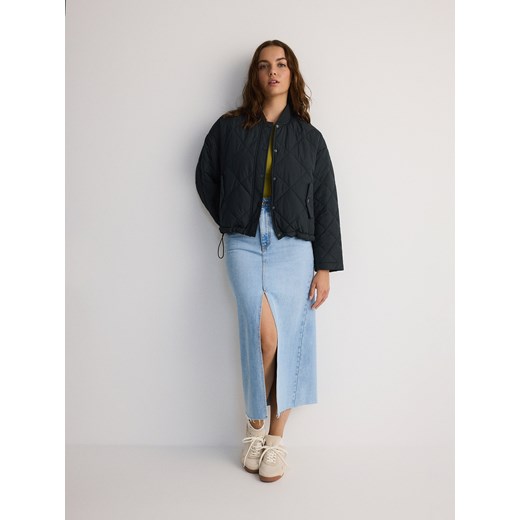 Reserved - Pikowana kurtka - zielony Reserved M Reserved