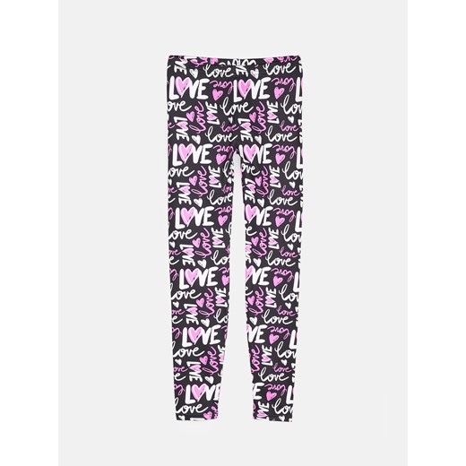 GATE Legginsy z nadrukiem 3Y ze sklepu gateshop w kategorii Spodnie dziewczęce - zdjęcie 174981662