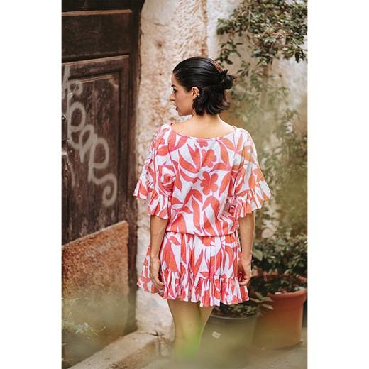 Sukienka Isla Bonita By Sigris casual w kwiaty bombka 