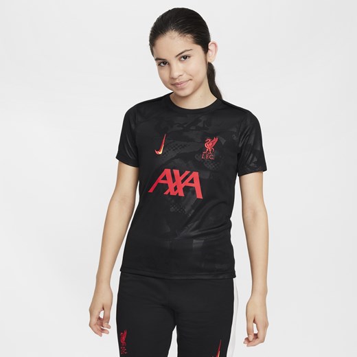 Przedmeczowa koszulka piłkarska dla dużych dzieci Nike Dri-FIT Liverpool F.C. Nike XS Nike poland