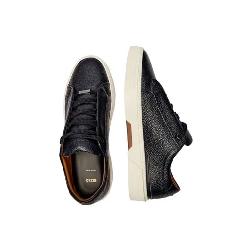 BOSS BLACK Skórzane sneakersy Gary Tenn 43 Gomez Fashion Store