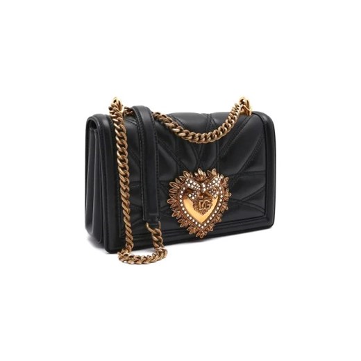 Dolce & Gabbana listonoszka czarna na ramię matowa