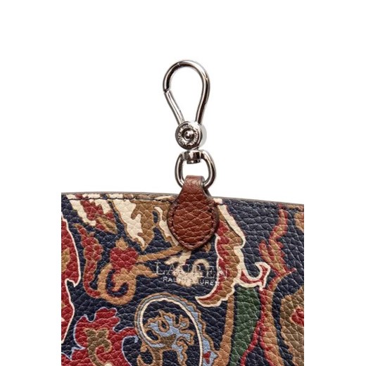 Shopper bag Ralph Lauren duża ze skóry ekologicznej