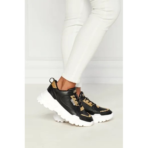 Versace Jeans Couture Skórzane sneakersy 40 Gomez Fashion Store