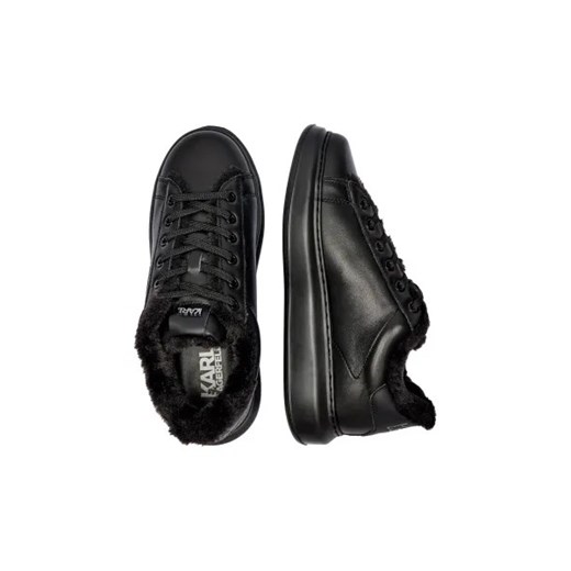 Karl Lagerfeld buty sportowe męskie czarne skórzane 