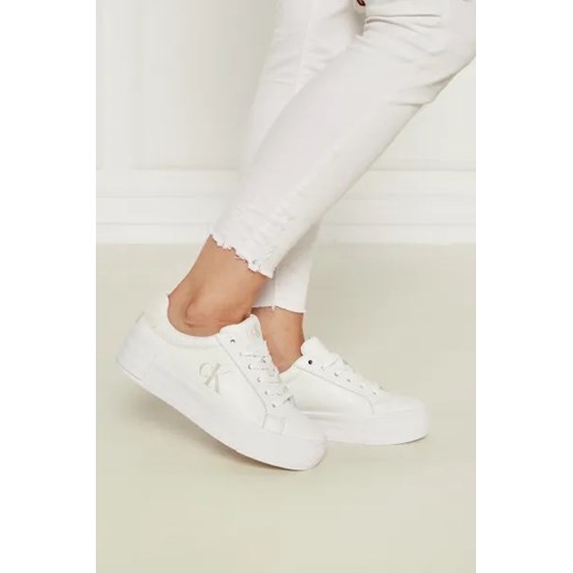 Buty sportowe damskie Calvin Klein sneakersy z tworzywa sztucznego