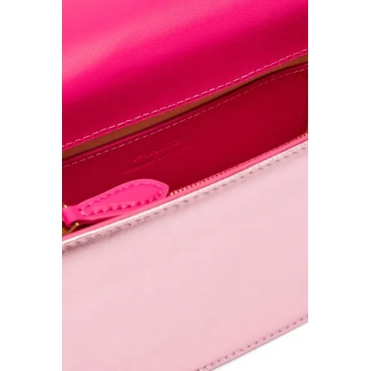 Pinko Skórzana torebka na ramię LOVE CLICK MINI BIG CHEVRON Pinko One Size Gomez Fashion Store
