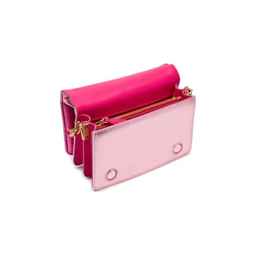 Pinko Skórzana torebka na ramię LOVE CLICK MINI BIG CHEVRON Pinko One Size Gomez Fashion Store
