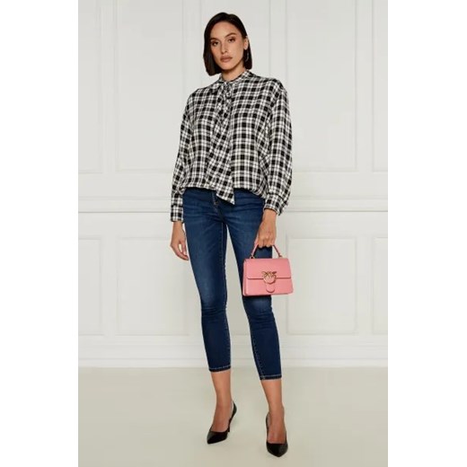 Pinko Skórzana torebka na ramię LOVE ONE MINI Pinko One Size Gomez Fashion Store