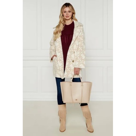 Shopper bag Pinko skórzana