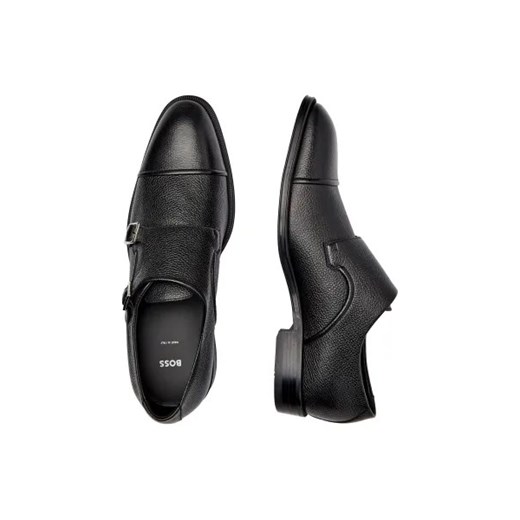 BOSS BLACK Skórzane monki Derrek_Monk_grctly 41 okazja Gomez Fashion Store