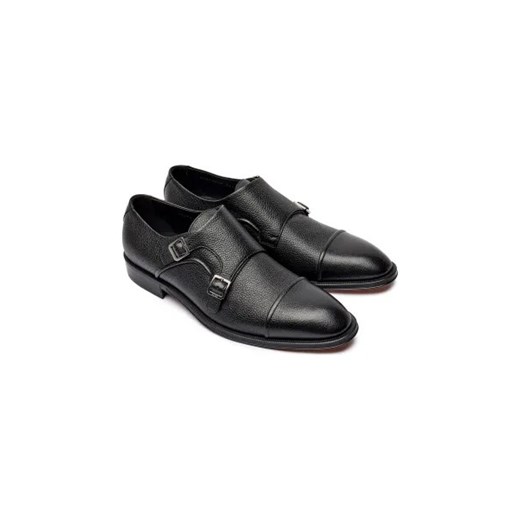 BOSS BLACK Skórzane monki Derrek_Monk_grctly 40 okazja Gomez Fashion Store