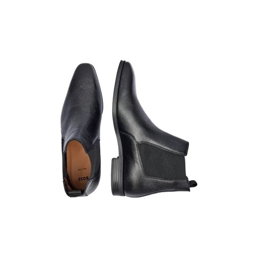 BOSS BLACK Skórzane sztyblety Theon 44 Gomez Fashion Store