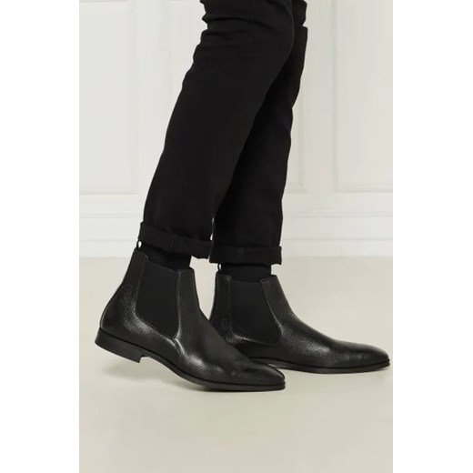 BOSS BLACK Skórzane sztyblety Theon 45 Gomez Fashion Store