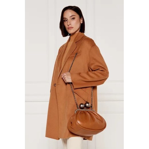 Weekend MaxMara Skórzana torebka na ramię TOBACCO Weekend Maxmara One Size Gomez Fashion Store