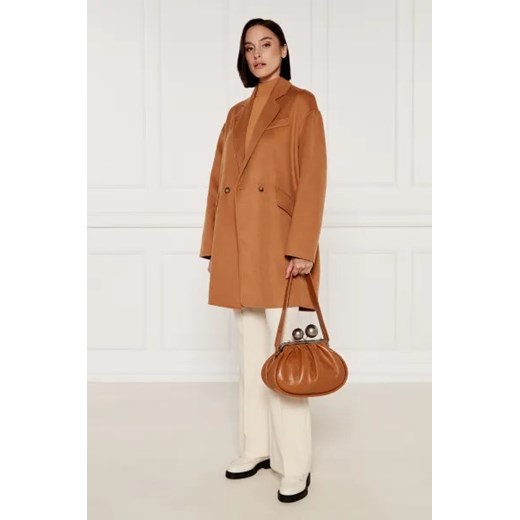 Weekend MaxMara Skórzana torebka na ramię TOBACCO Weekend Maxmara One Size Gomez Fashion Store