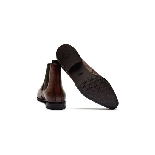 BOSS BLACK Skórzane sztyblety Theon 45 Gomez Fashion Store