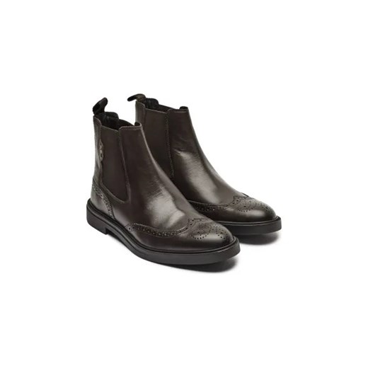 BOSS BLACK Skórzane sztyblety Calev 41 Gomez Fashion Store