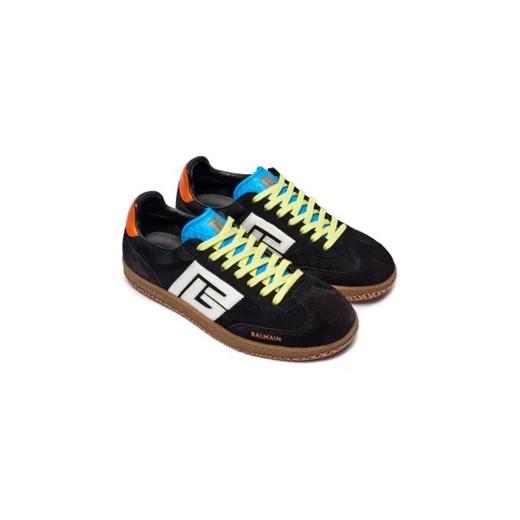 Balmain Skórzane sneakersy SWAN 43 Gomez Fashion Store