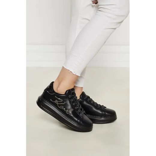 Buty sportowe damskie Karl Lagerfeld sneakersy z tworzywa sztucznego