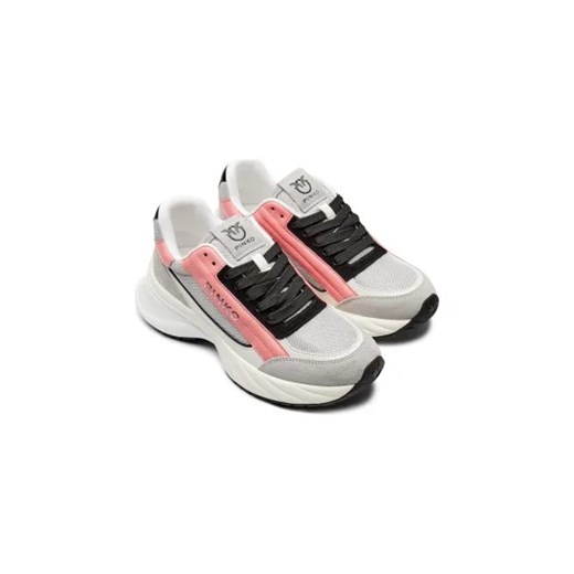 Buty sportowe damskie Pinko sneakersy ze skóry
