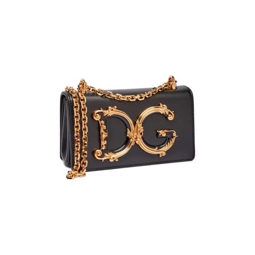 Dolce & Gabbana Skórzana torebka na ramię Dolce & Gabbana OS okazyjna cena Gomez Fashion Store
