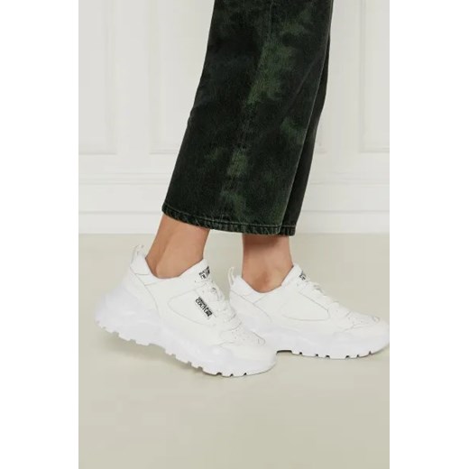 Versace Jeans Couture Sneakersy | z dodatkiem skóry 40 Gomez Fashion Store