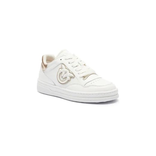 Buty sportowe damskie Pinko sneakersy płaskie skórzane