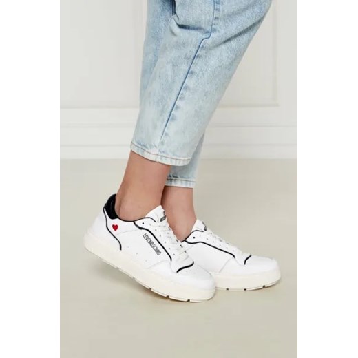 Love Moschino Skórzane sneakersy Love Moschino 36 Gomez Fashion Store